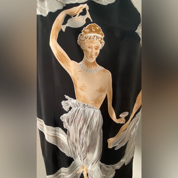 Andre Claude Canova Silk Scarf Designer  France - Picture 7 of 9